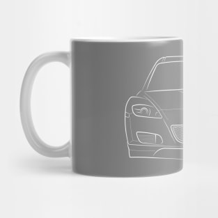 Mazda RX-8 - front stencil, white Mug